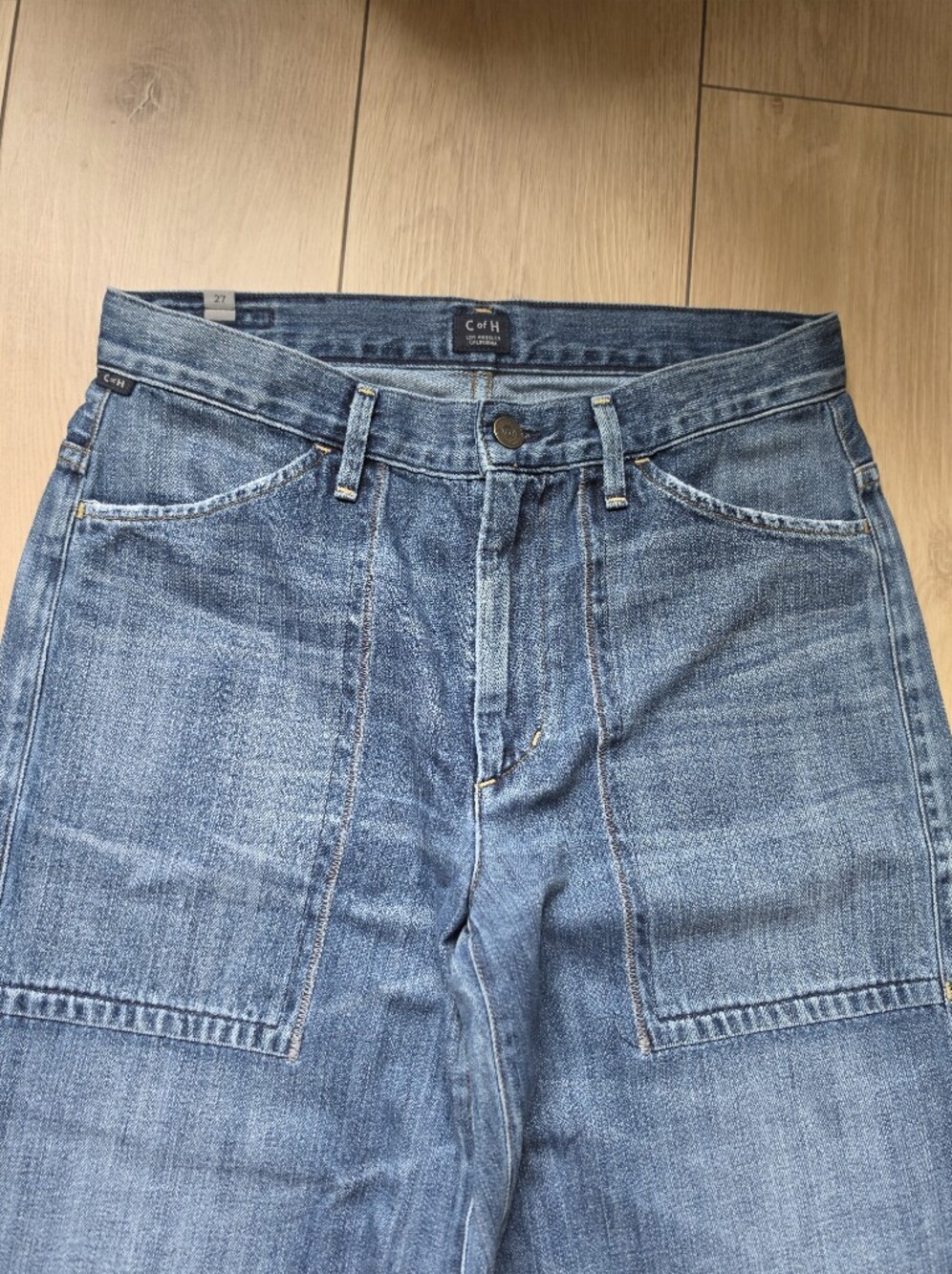 Citizens of Humanity Melanie High-Rise Wide-Leg Jeans, Size 27 - Picture 4 of 12